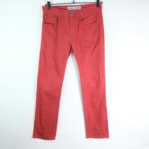 Express Men's 30x32 Rocco Slim Fit Skinny Leg Red Denim Jeans Pants